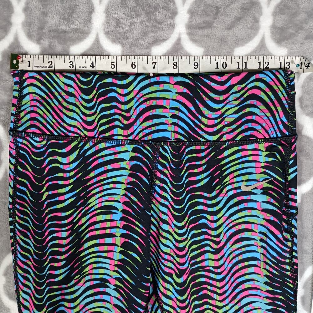 Nike Epic Lux Leggings Women Small Multicolor Dri Fit Running Cropped Sidewinder - Picture 4 of 12